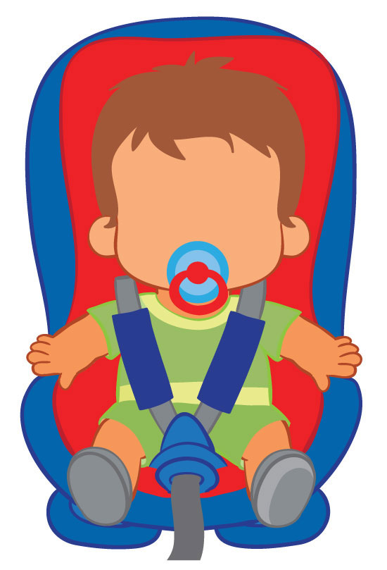 Baby-Seat Seatbelt Driver Logo
